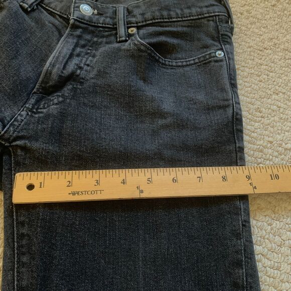 A&F Rustin Athletic Skinny Black Jeans 30x30 - Picture 8 of 9